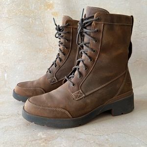 Timberland Brown Waterproof Combat Boots Size 7